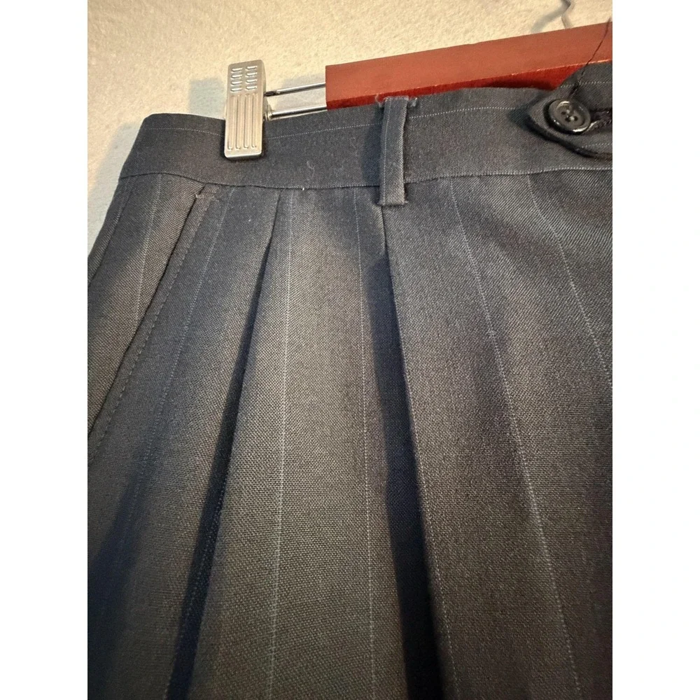 Oscar De La Renta Suit Mens 40 35x30 Gray Wool 2 Piece Jacket Pants Formal